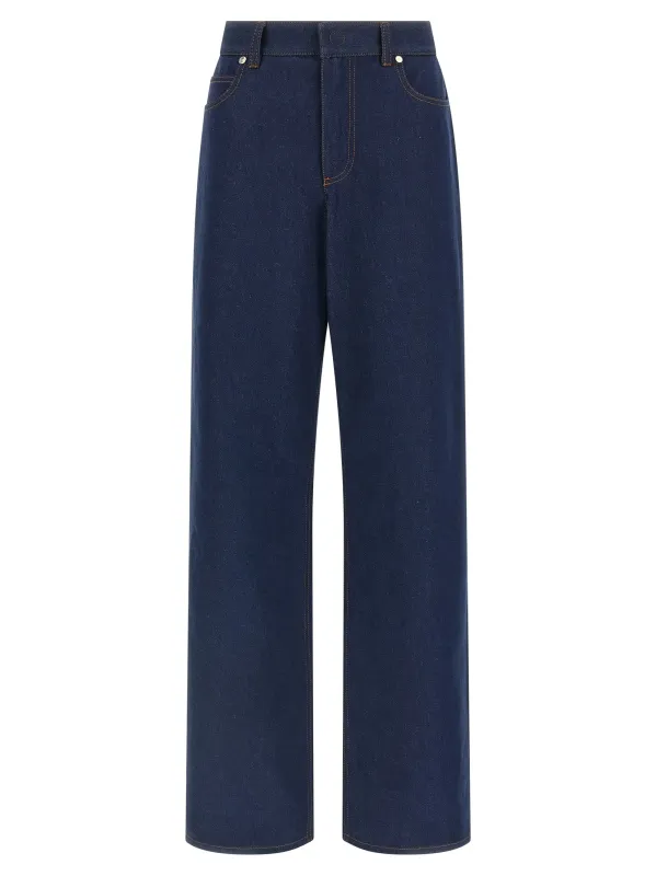 Ff Reverse Jeans Blue sold by Wanan Luxury