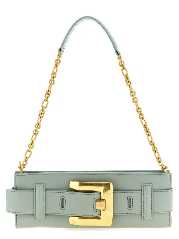 Anthem Clutch Green made by Balmain