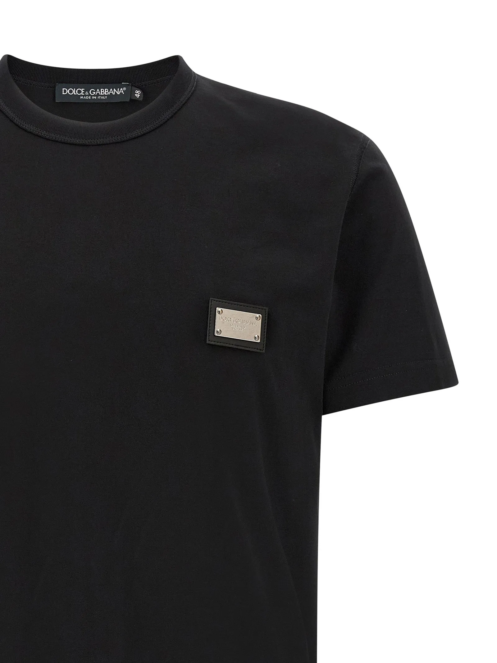 Logo Plate T-Shirt Black sold by Wanan Luxury product image thumbnail 3