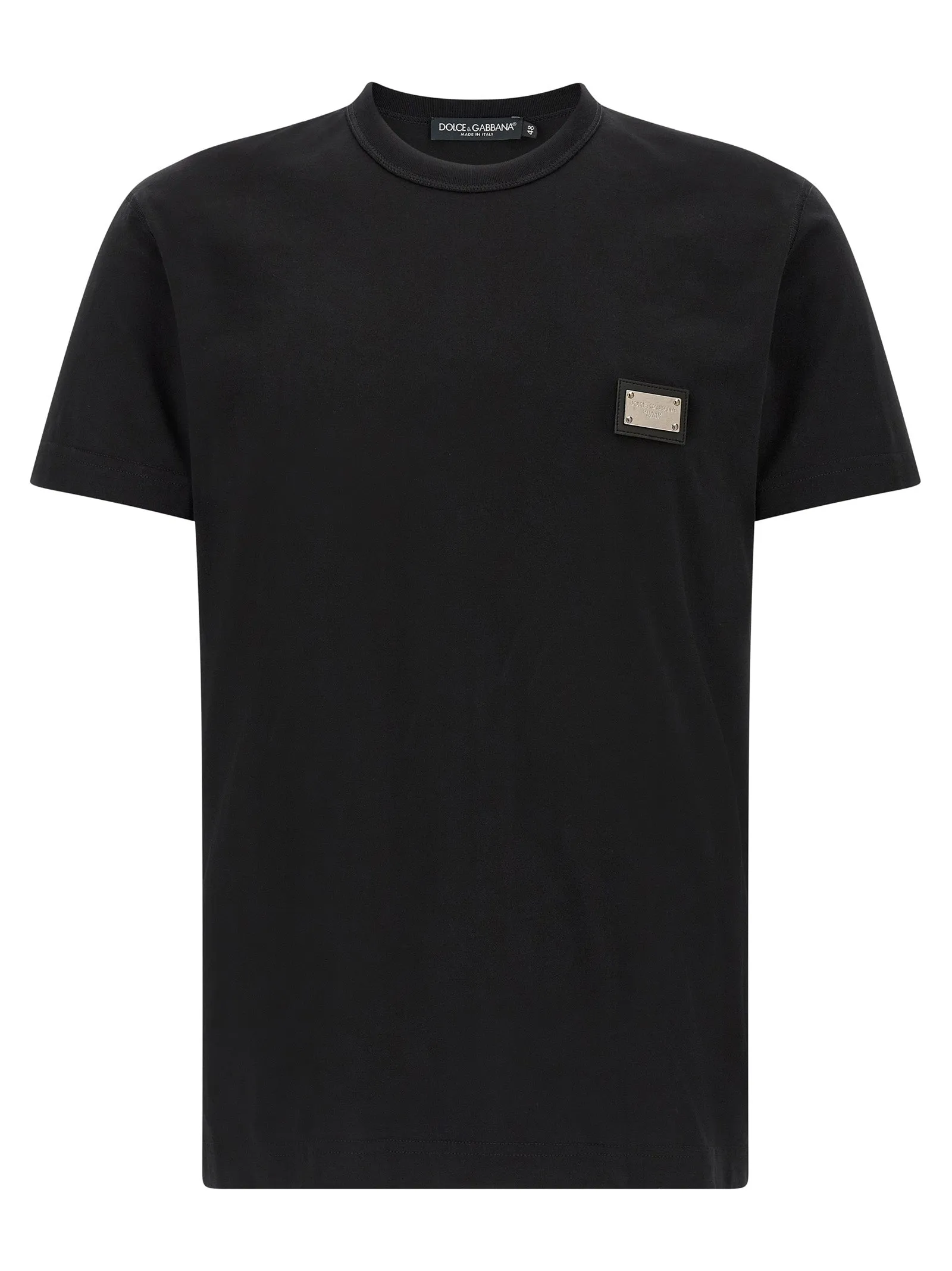 Logo Plate T-Shirt Black sold by Wanan Luxury