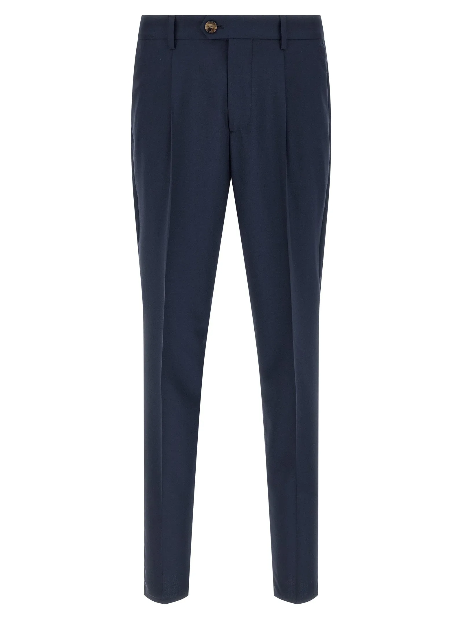 Wool Canvas Pants Blue sold by Wanan Luxury