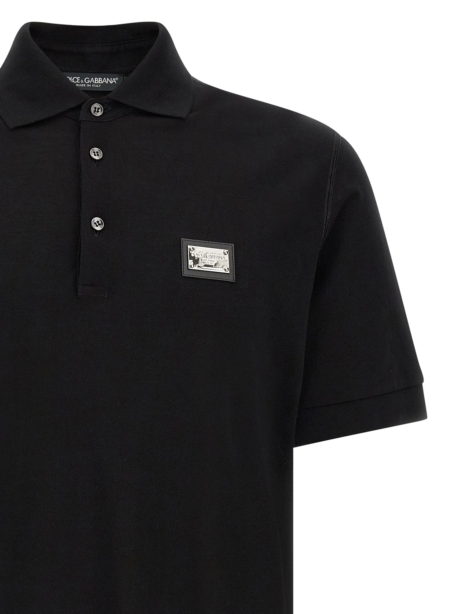 Logo Plate Shirt Polo Black sold by Wanan Luxury product image thumbnail 3