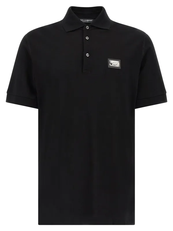 Logo Plate Shirt Polo Black sold by Wanan Luxury