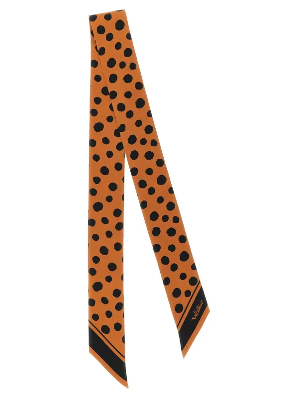 Pois Dalmata Scarves And Foulards Brown made by Valentino Garavani