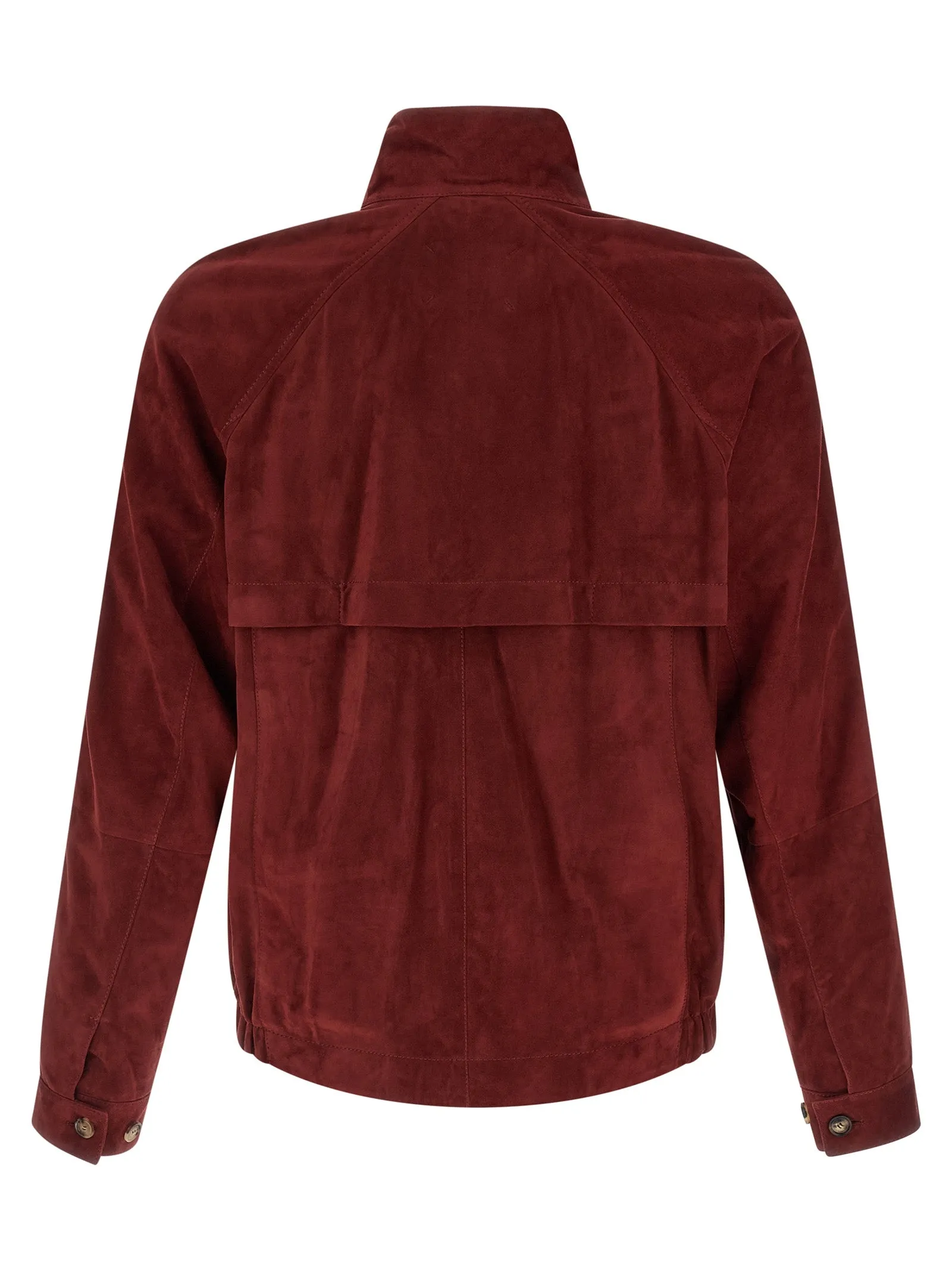 Suede Jacket Puffer Jackets Red sold by Wanan Luxury product image thumbnail 2