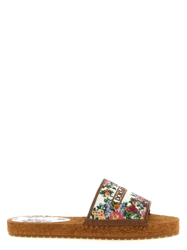 Cross-Stitch Espadrilles Sandals Multicolor made by Dolce & Gabanna