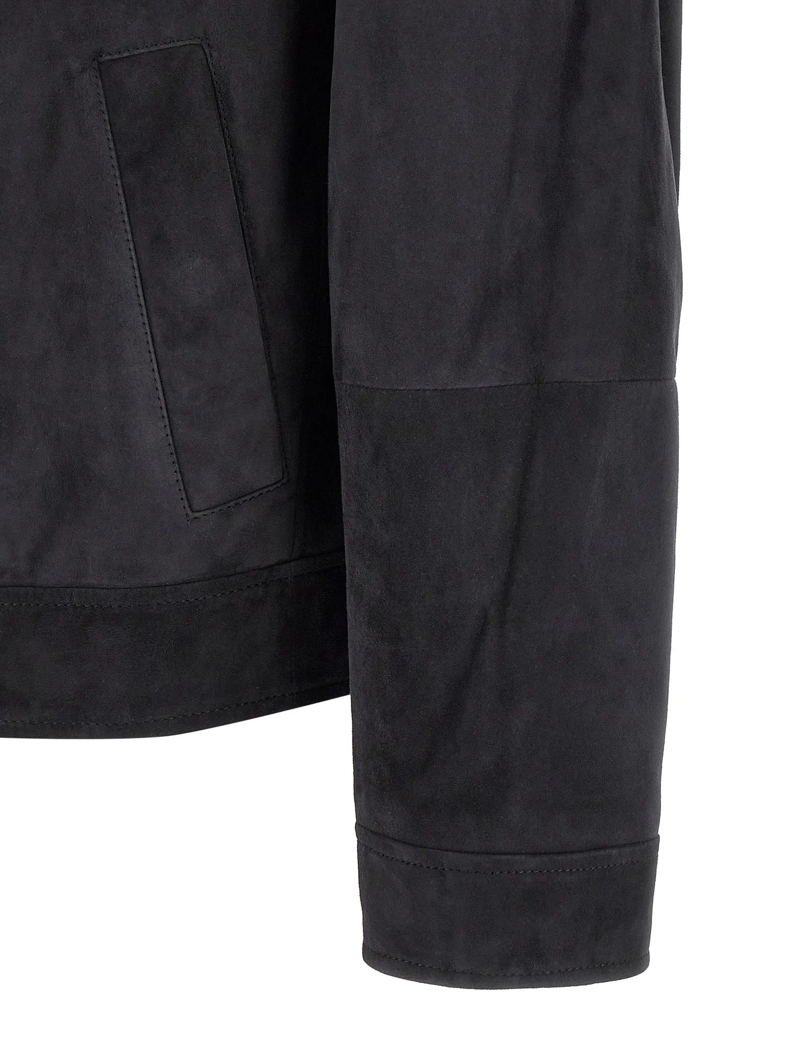 Suede Jacket Puffer Jackets Blue sold by Wanan Luxury product image thumbnail 4