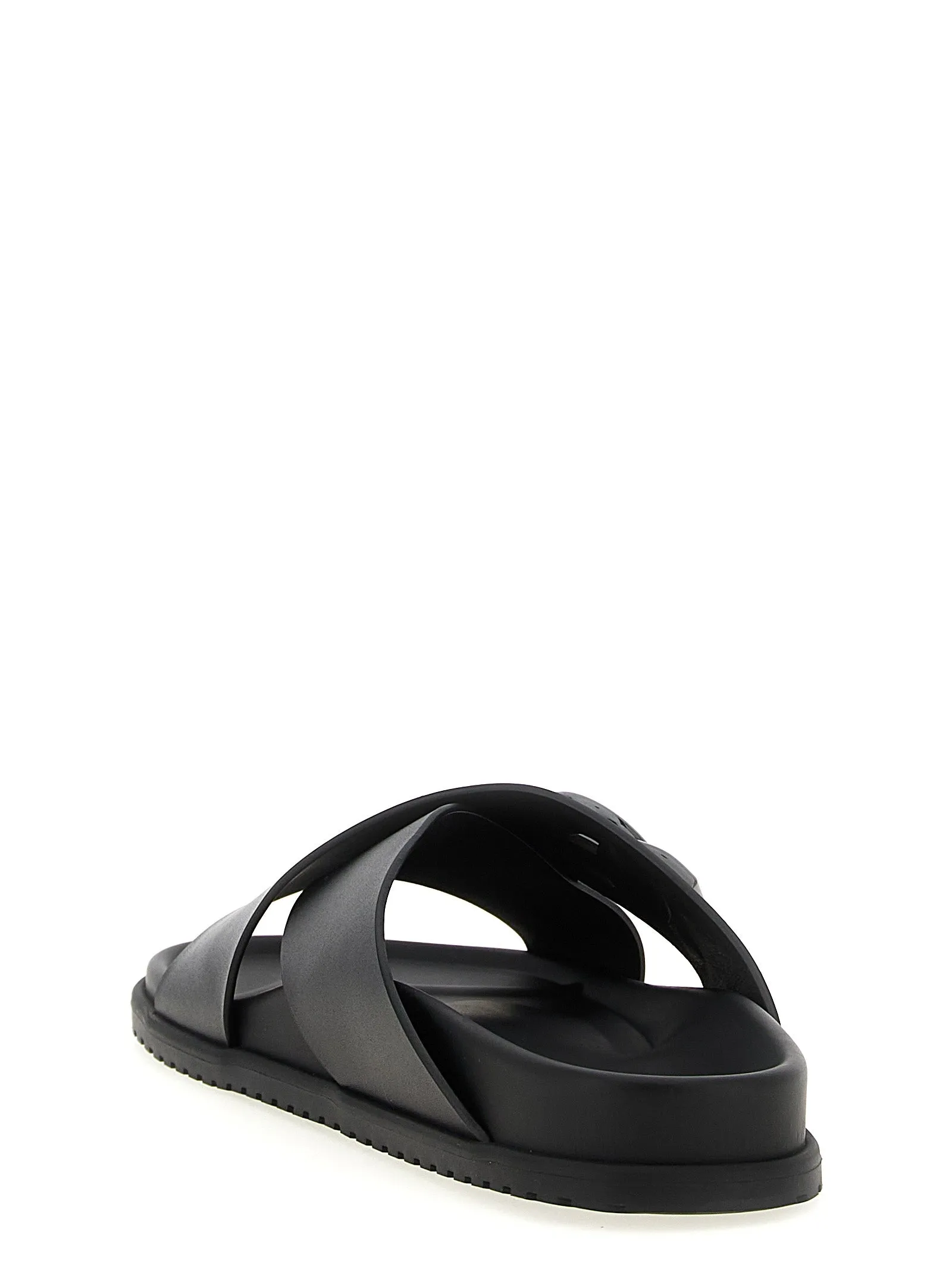 Leather Slides Sandals Black sold by Wanan Luxury product image thumbnail 3