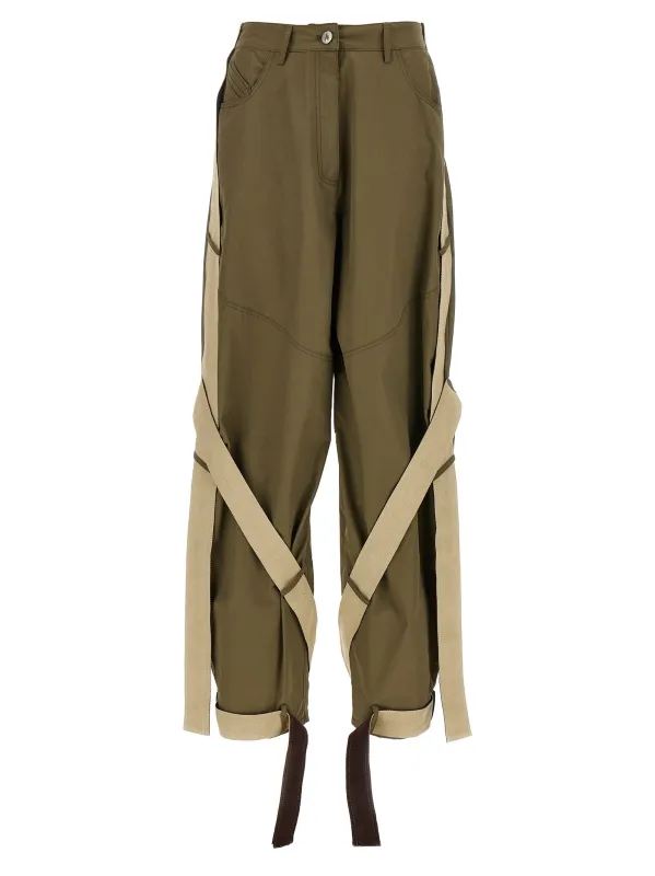 Military Pants Green made by The Attico