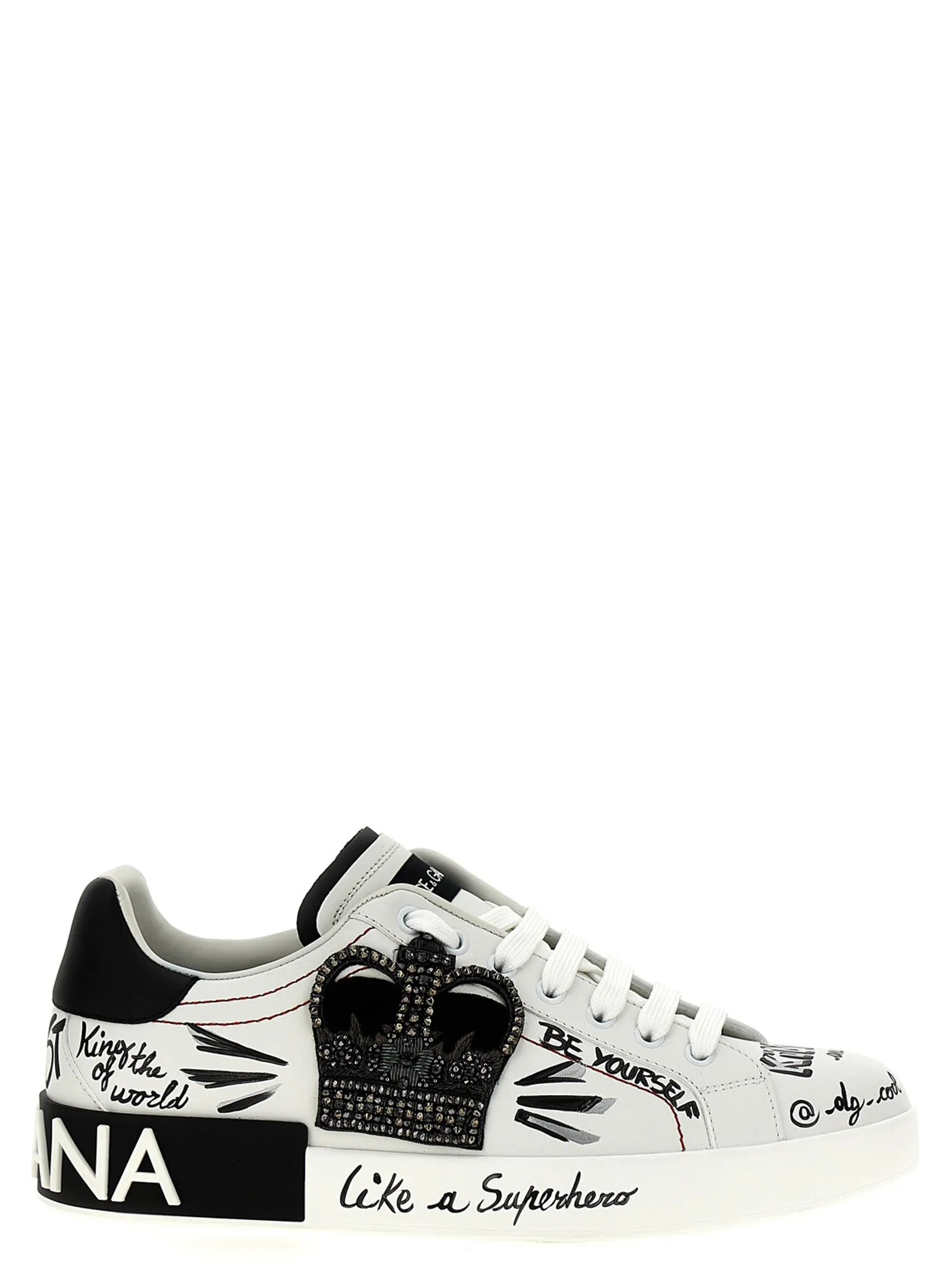 Portofino Sneakers White/Black sold by Wanan Luxury