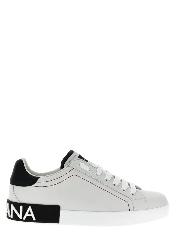 Portofino Sneakers White/Black sold by Wanan Luxury