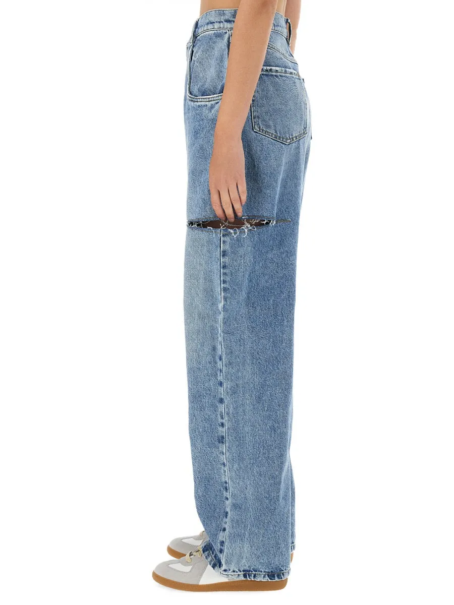 Jeans With Cut Out Detail sold by Wanan Luxury product image thumbnail 3