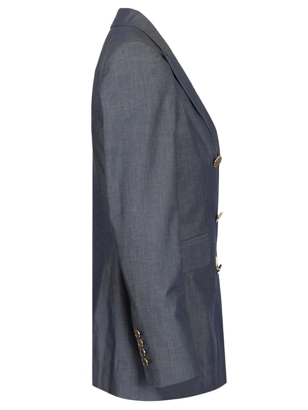 Double-Breasted Blazer Jackets Blue sold by Wanan Luxury product image thumbnail 3