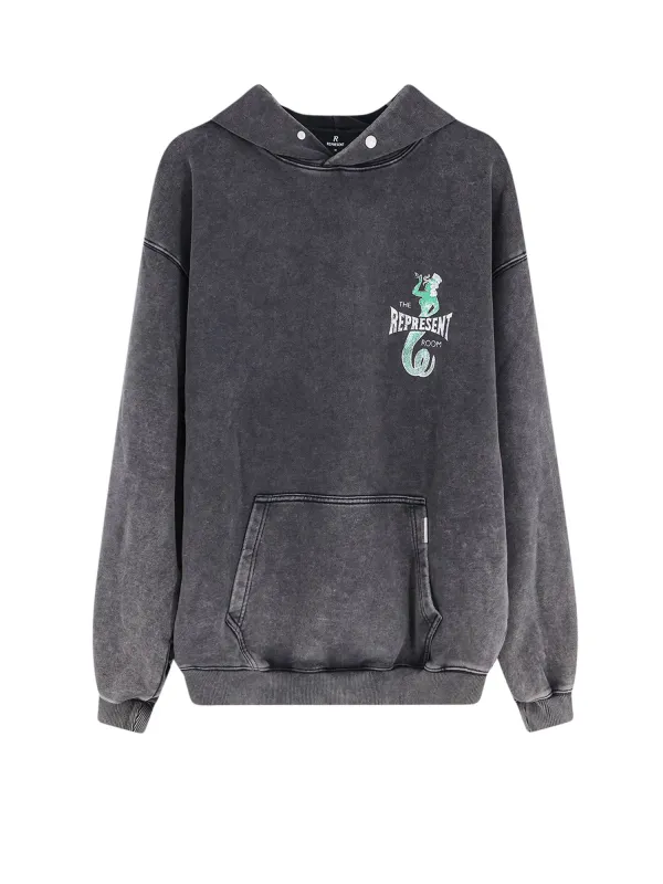 Cotton Sweatshirt With Print On The Front sold by Wanan Luxury