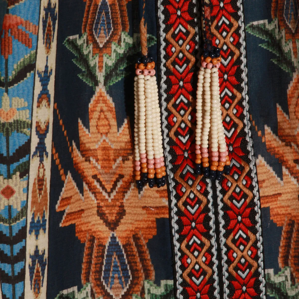 Top Embroidered Tapestry Blue sold by Wanan Luxury product image thumbnail 3