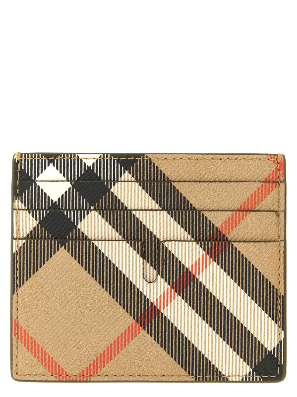 Sandon Wallets And Card Holders Beige made by Burberry