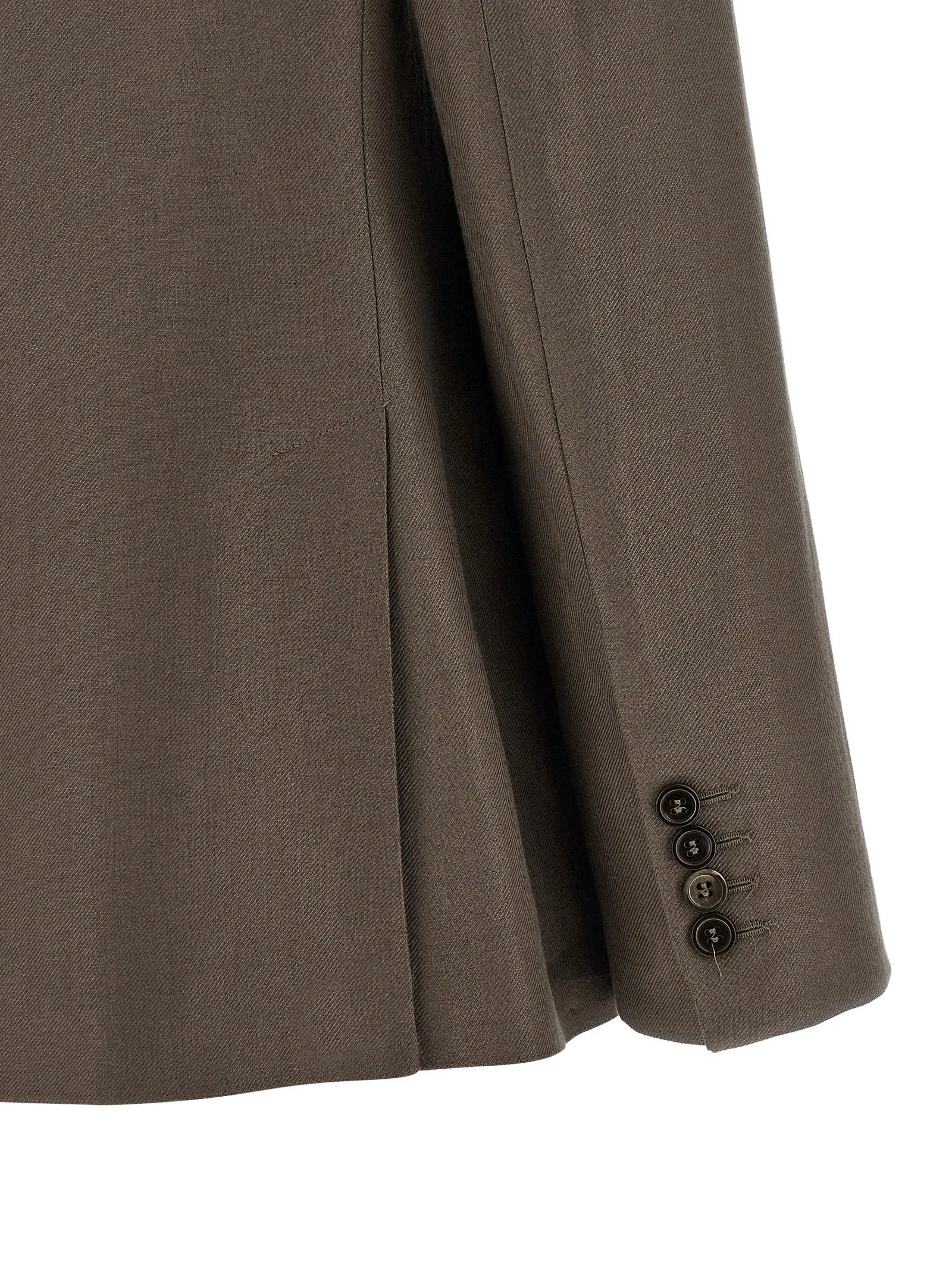 Satin Linen Blazer Blazers Brown sold by Wanan Luxury product image thumbnail 4