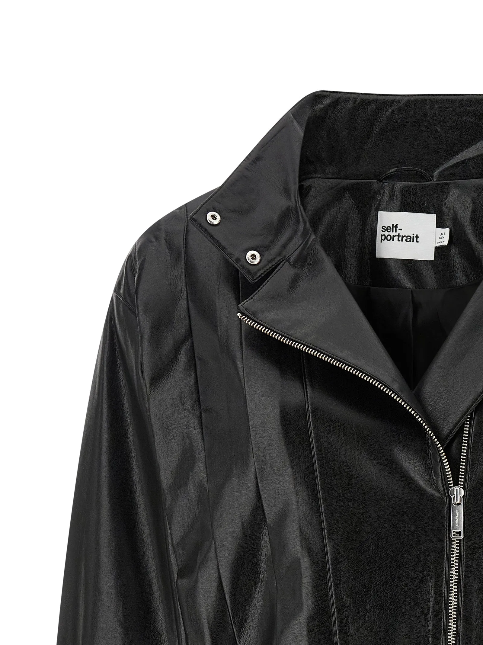 Biker Jacket Puffer Jackets Black sold by Wanan Luxury product image thumbnail 3