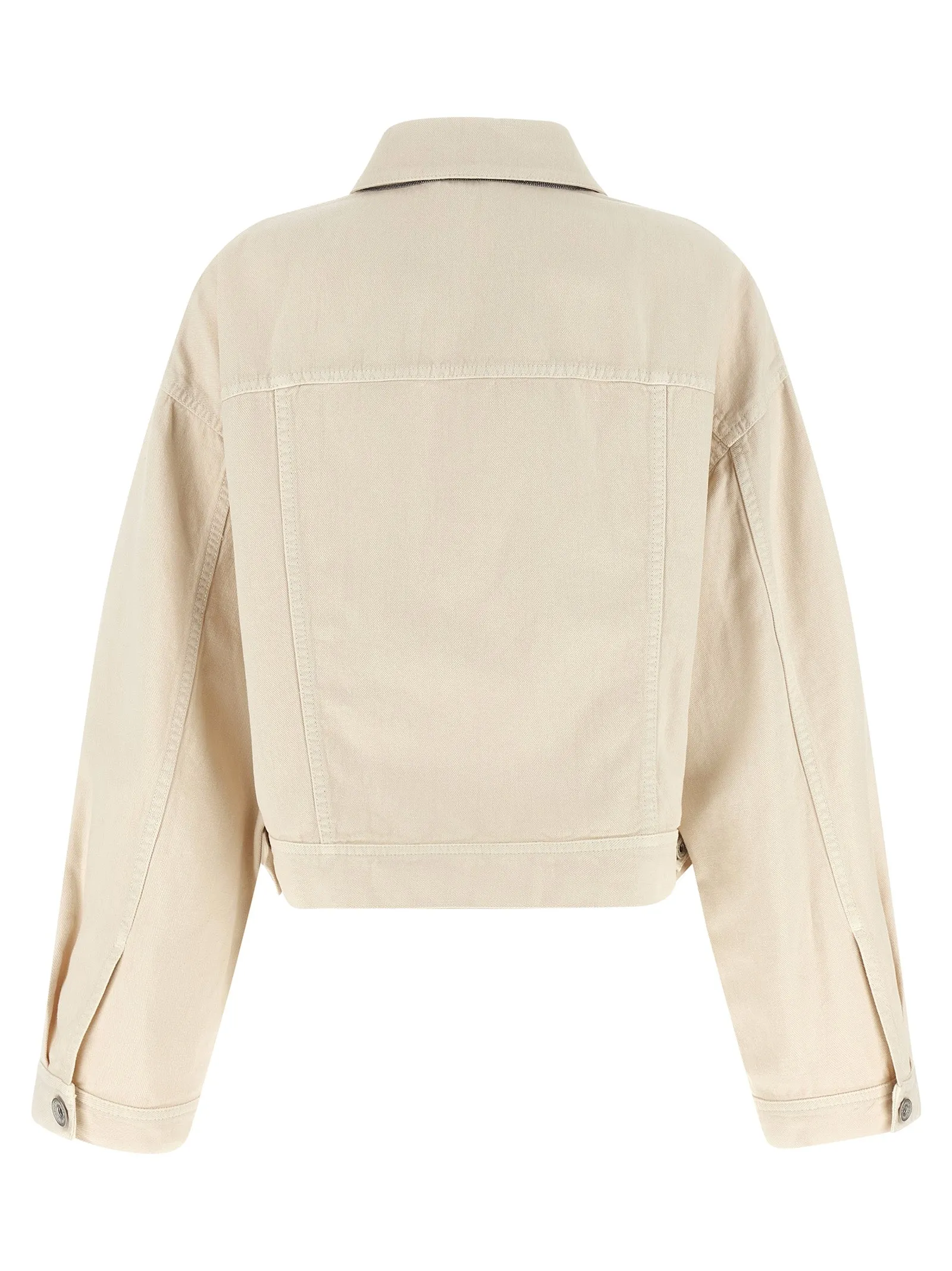 Linen Cotton Jacket Puffer Jackets Beige sold by Wanan Luxury product image thumbnail 2