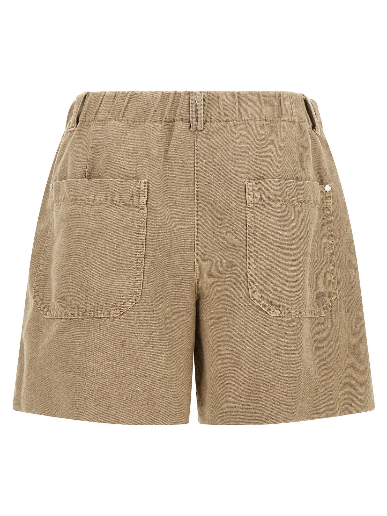 Baggy Bermuda And Short Beige sold by Wanan Luxury product image thumbnail 2