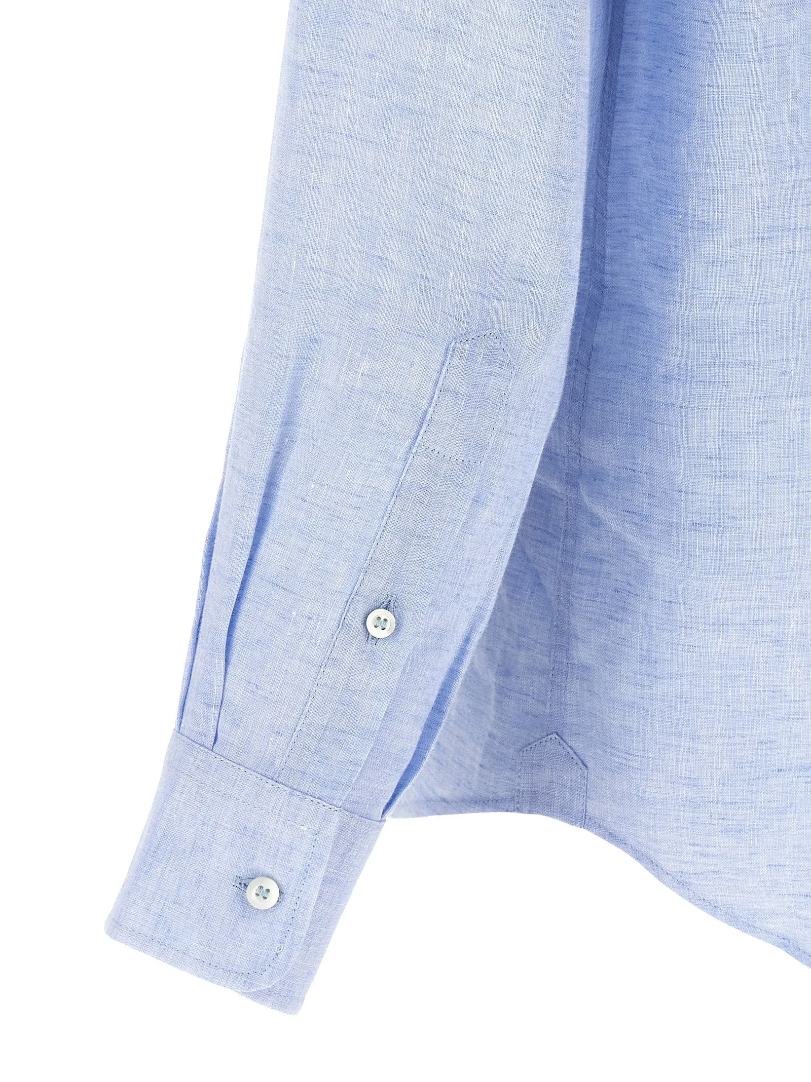 Linen Shirt Shirt And Blouse Light Blue sold by Wanan Luxury product image thumbnail 4