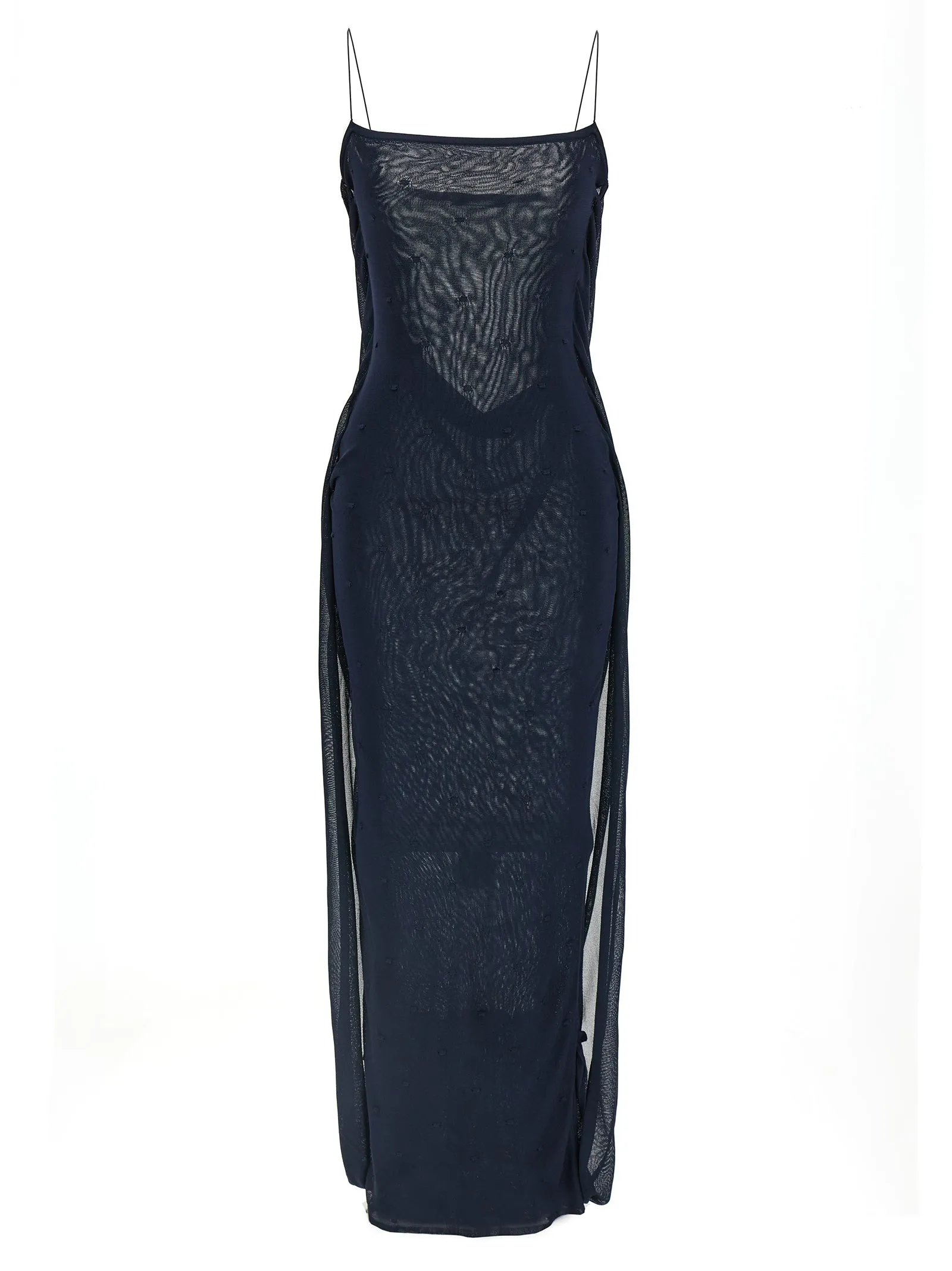 La Robe Maille Plumetis Dresses Blue sold by Wanan Luxury