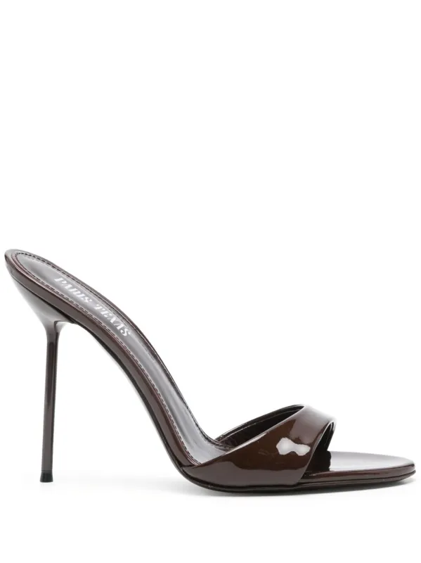 Lidia Leather Heel Sandals sold by Wanan Luxury
