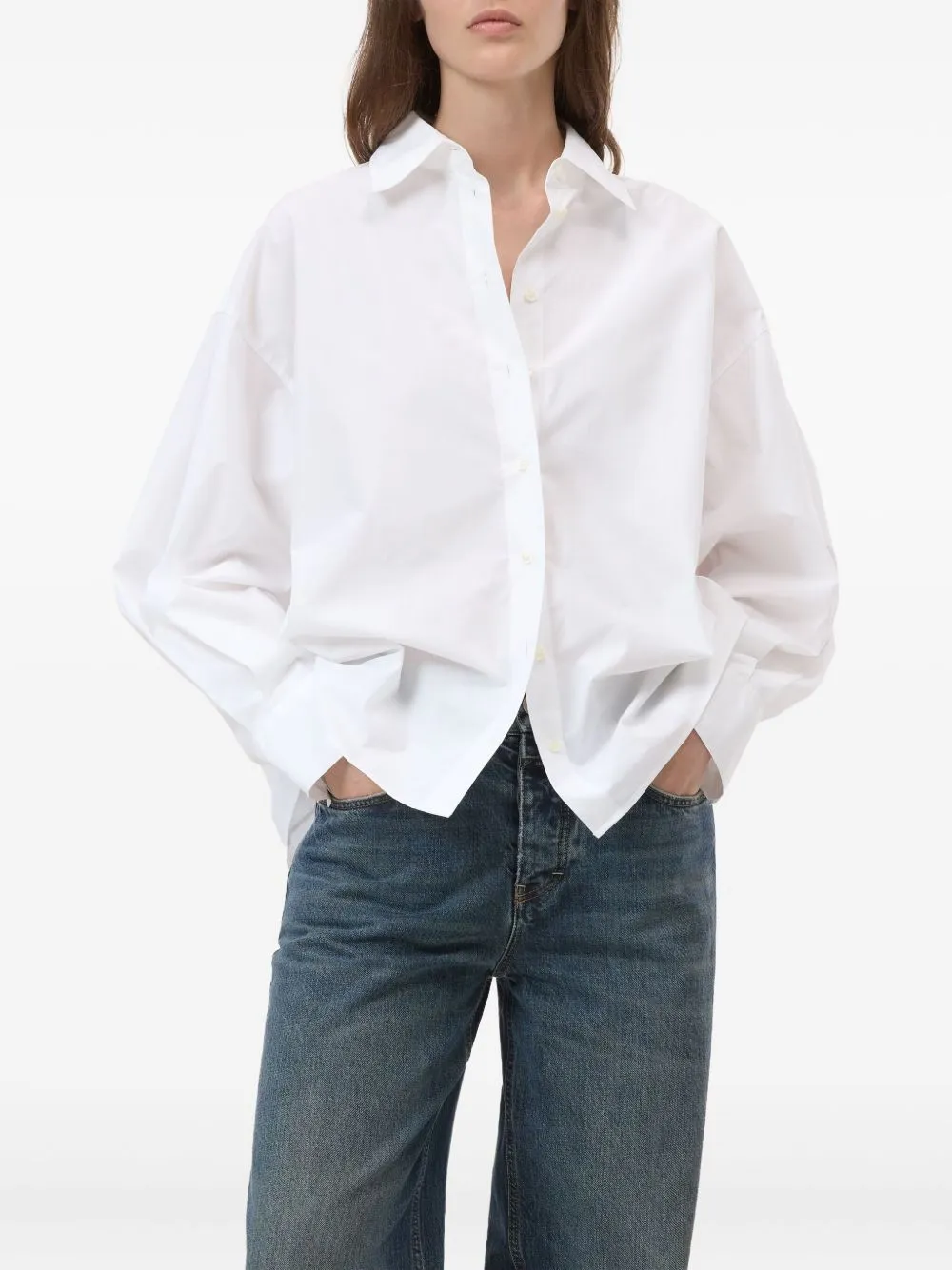 Linen Cape Shirt sold by Wanan Luxury product image thumbnail 2