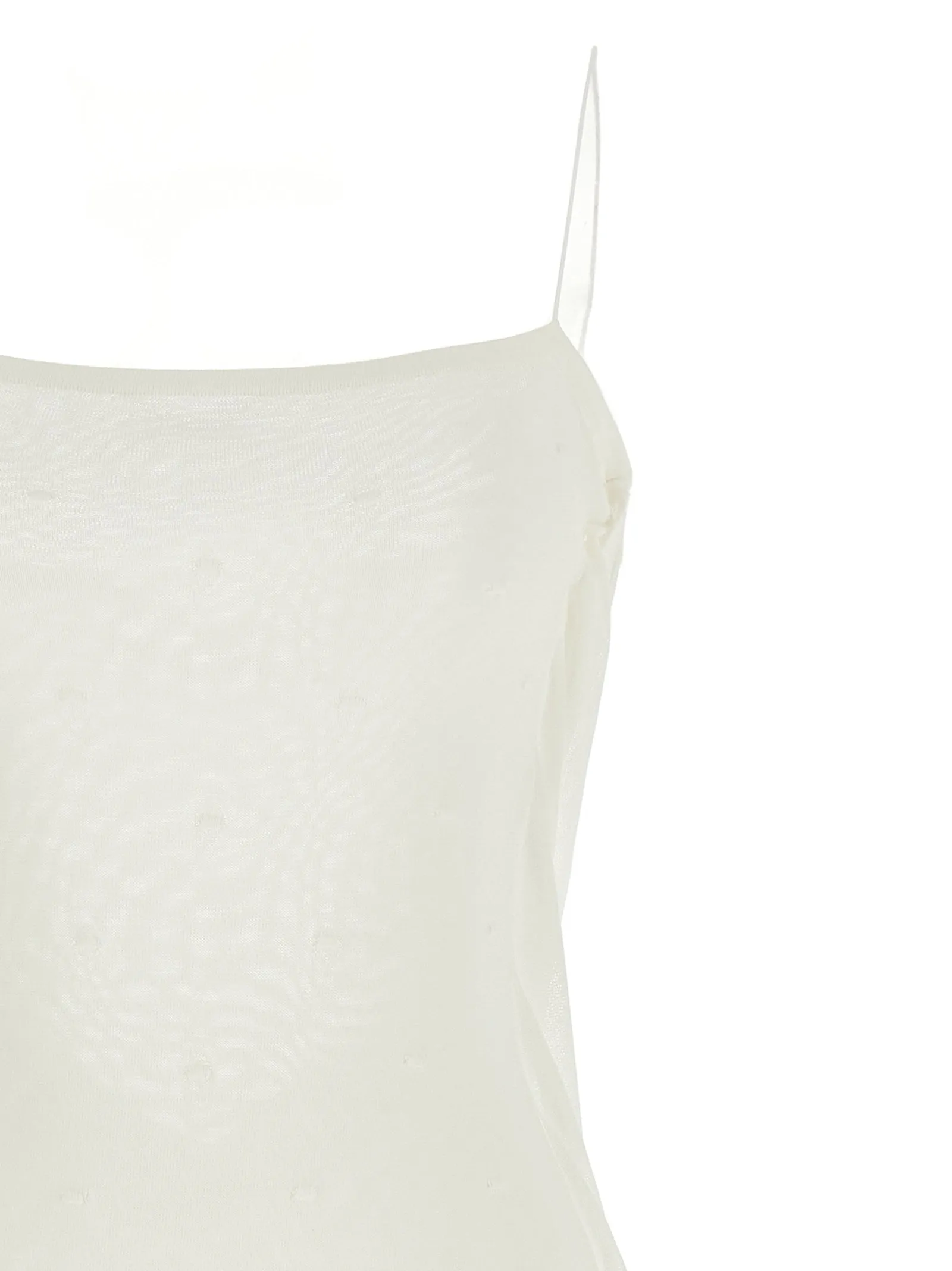 La Robe Maille Plumetis Dresses White sold by Wanan Luxury product image thumbnail 3