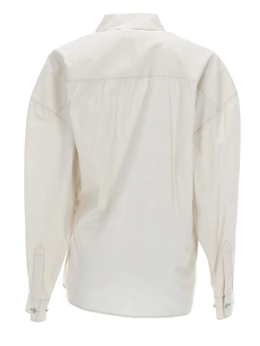 "Straight Collar Twisted" Shirt sold by Wanan Luxury product image thumbnail 3