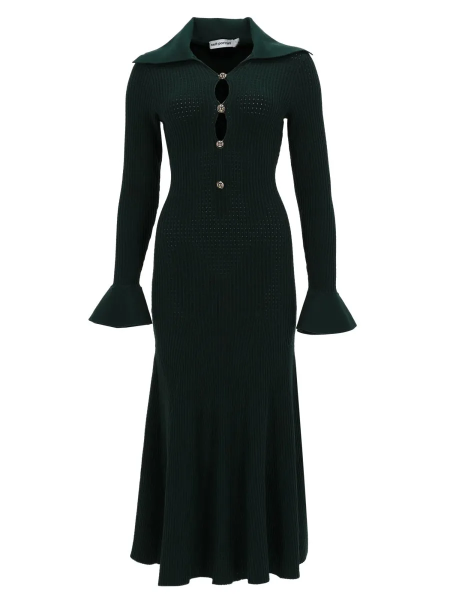Midi Dress With Cut-Out sold by Wanan Luxury
