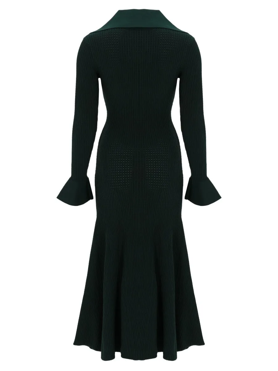 Midi Dress With Cut-Out sold by Wanan Luxury product image thumbnail 2