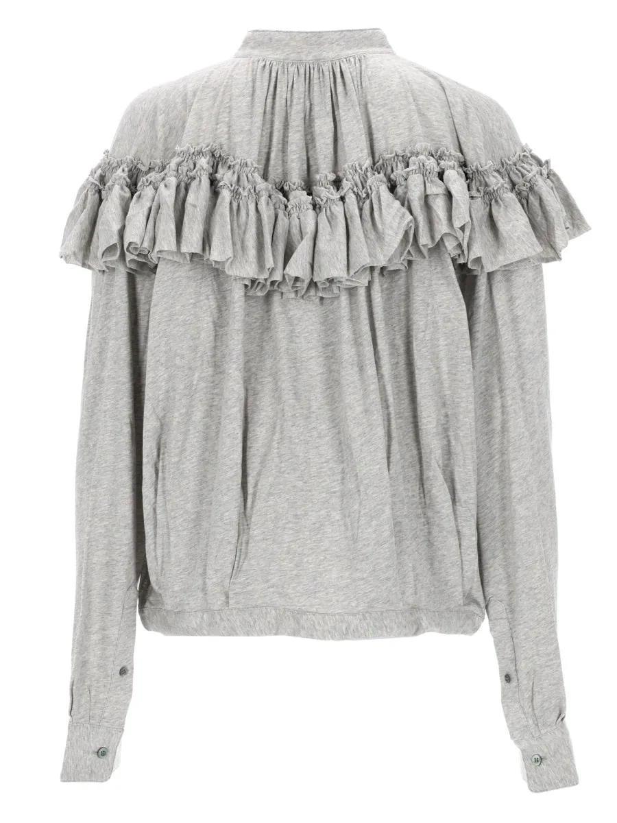 Ruffle Blouse sold by Wanan Luxury product image thumbnail 2
