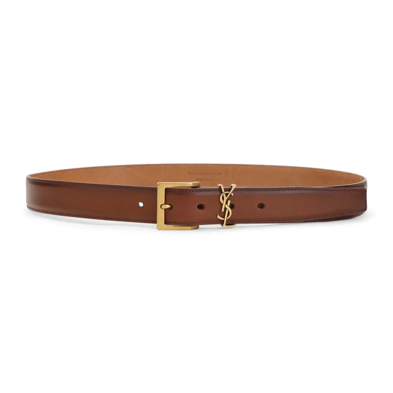 Belts Red made by Yves Saint Laurent