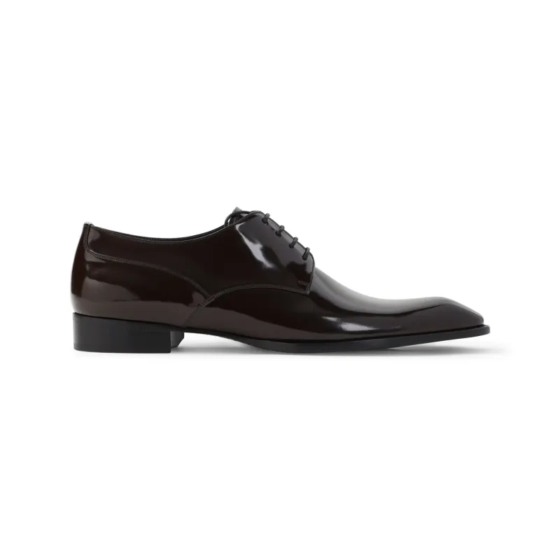 Lace-Up Brown made by Yves Saint Laurent