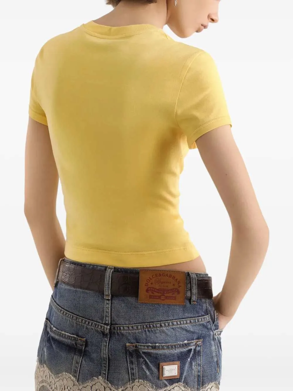 Miniskirt With Lace Inserts sold by Wanan Luxury product image thumbnail 4