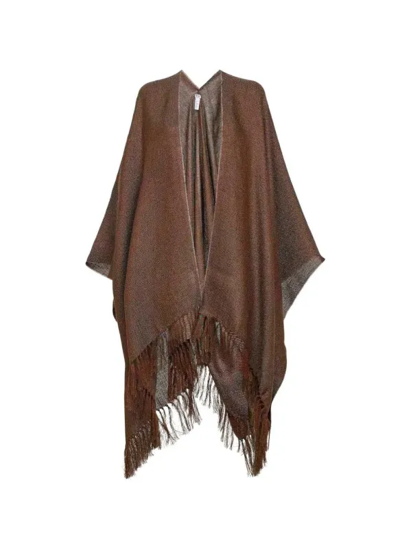 Fringed Poncho made by Brunello Cucinelli