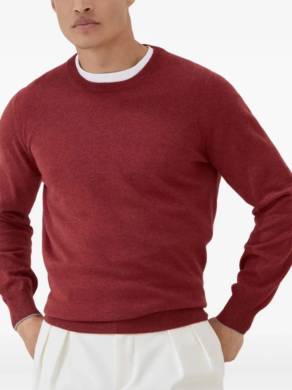 Cashmere Crew Neck Sweater sold by Wanan Luxury product image thumbnail 2