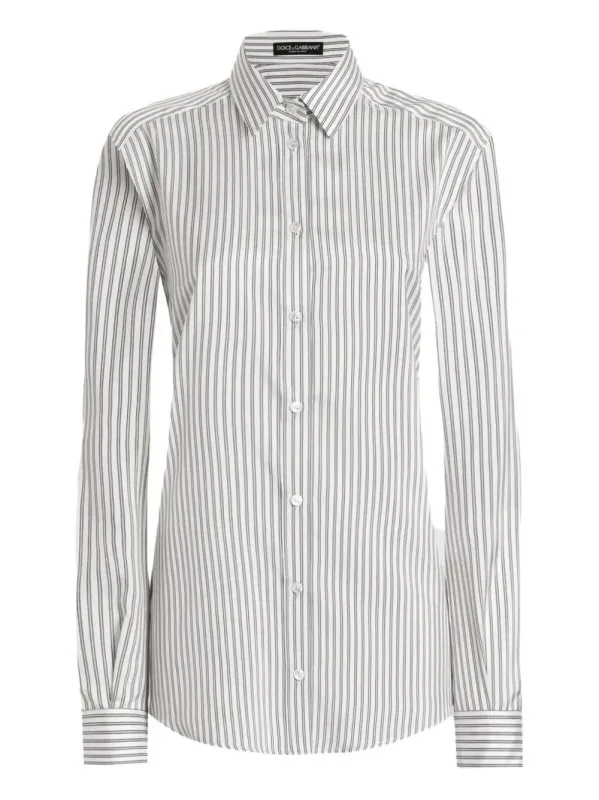 Silk Shirt With Striped Print sold by Wanan Luxury