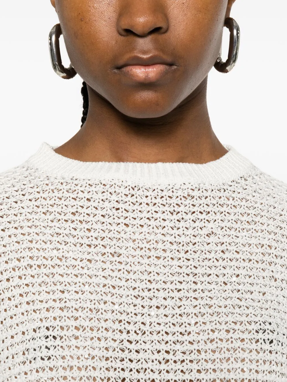 Cotton Crewneck Sweater sold by Wanan Luxury product image thumbnail 3