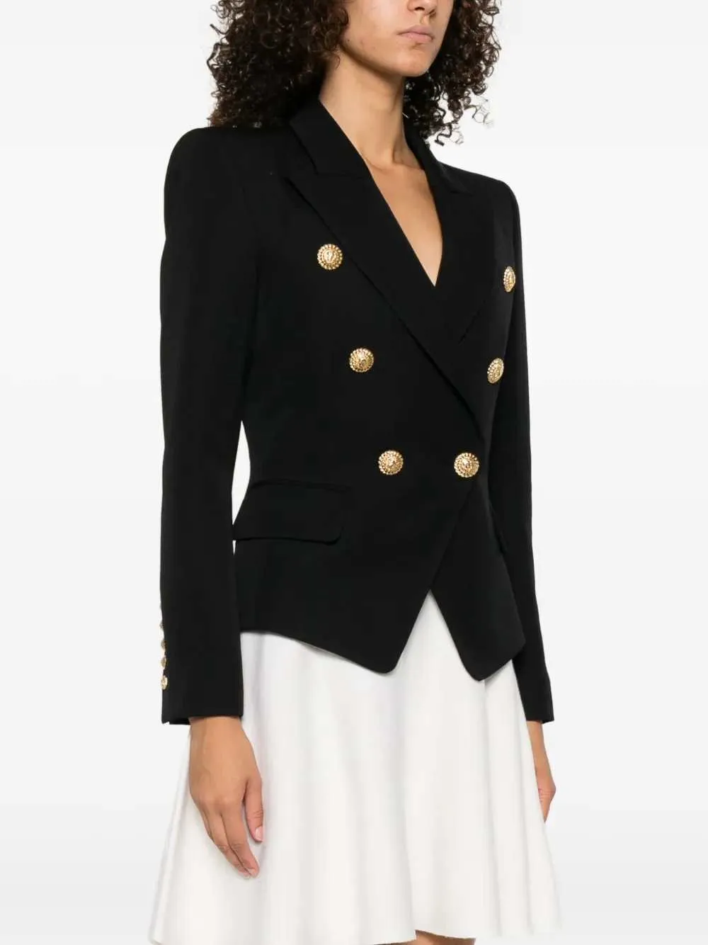 Double-Breasted Wool Jacket sold by Wanan Luxury product image thumbnail 3