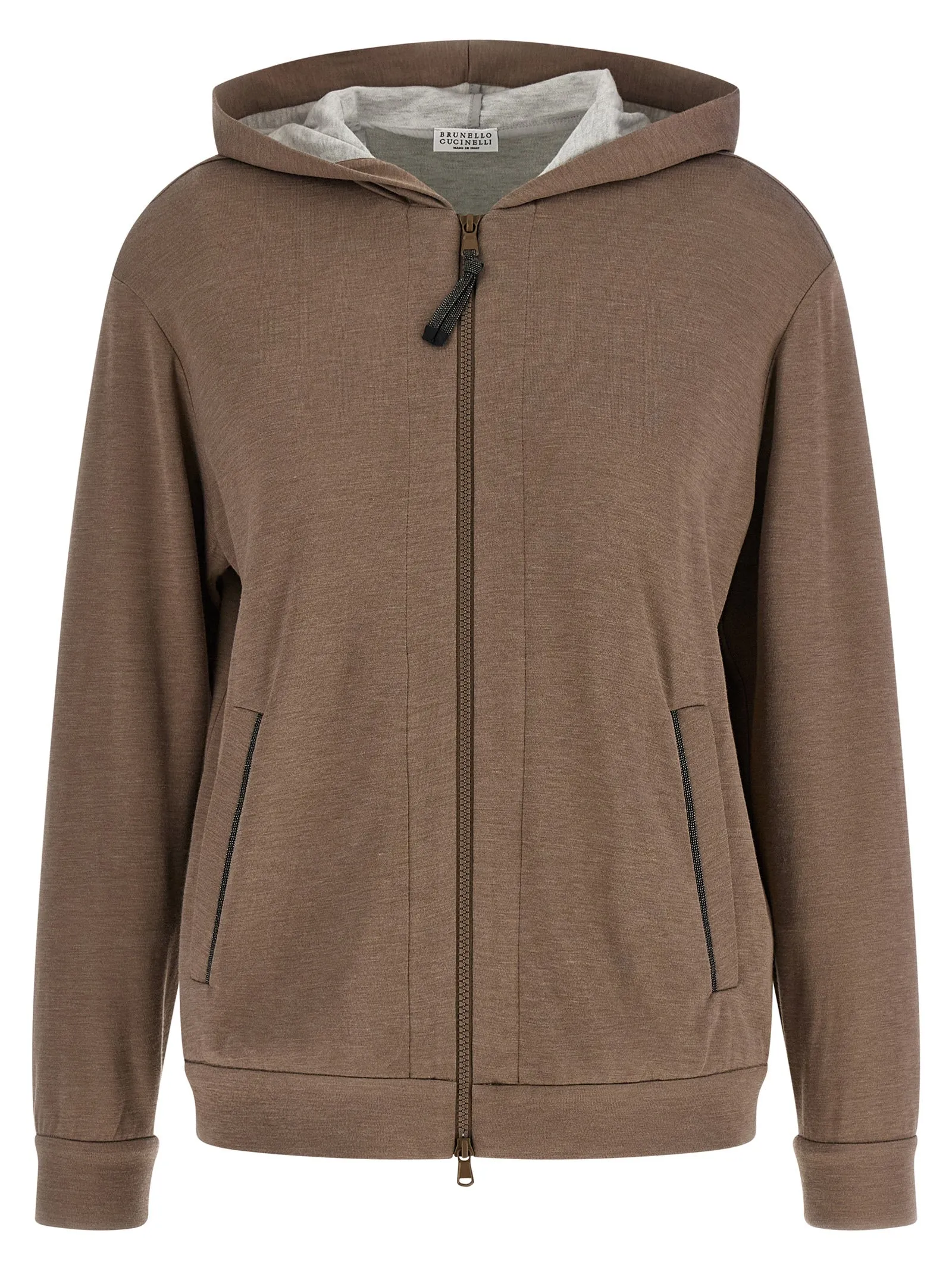 Monile Hoodie Sweatshirt Brown sold by Wanan Luxury