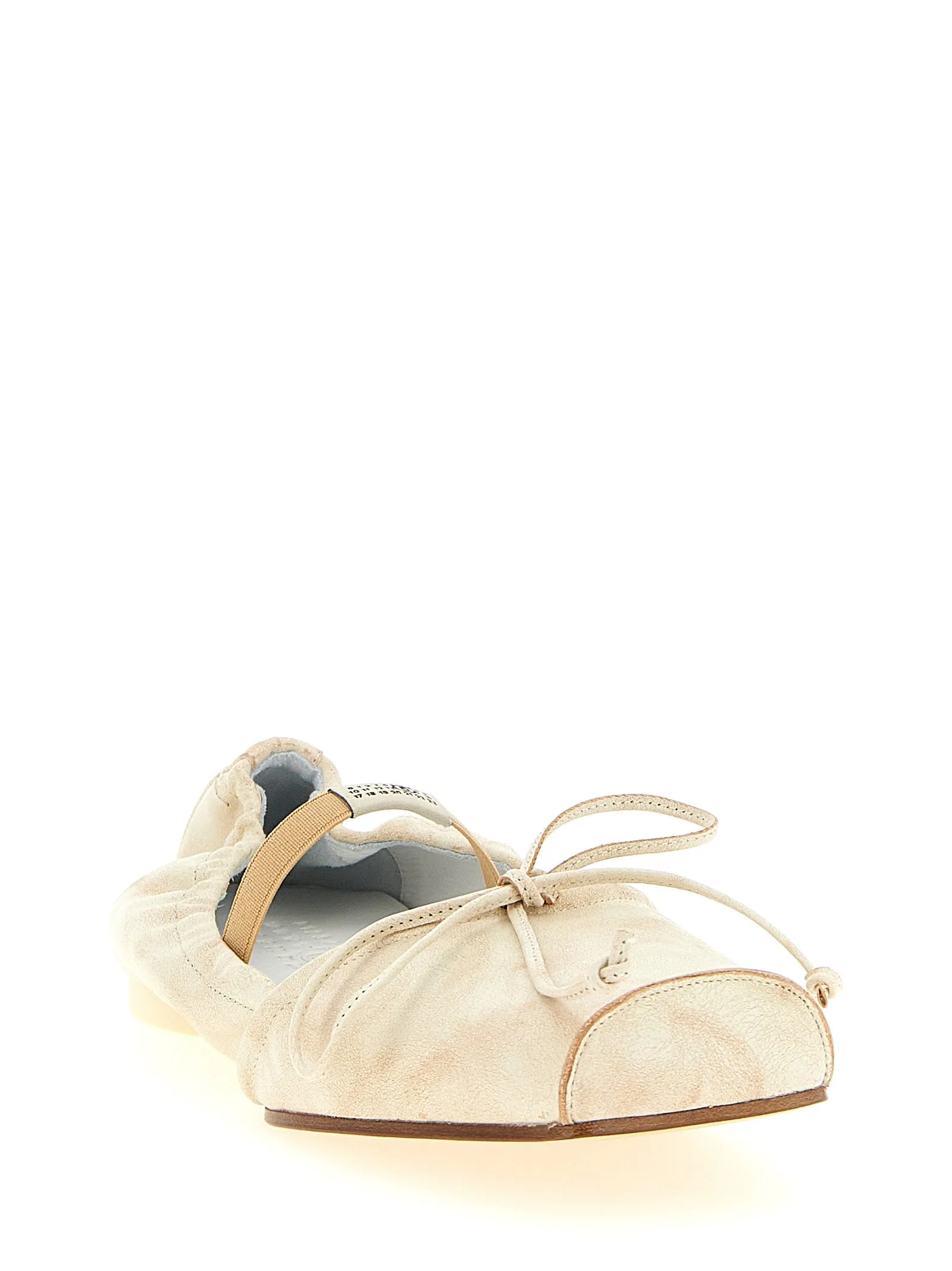 Square Toe Ballet Flats Flat Shoes Beige sold by Wanan Luxury product image thumbnail 2