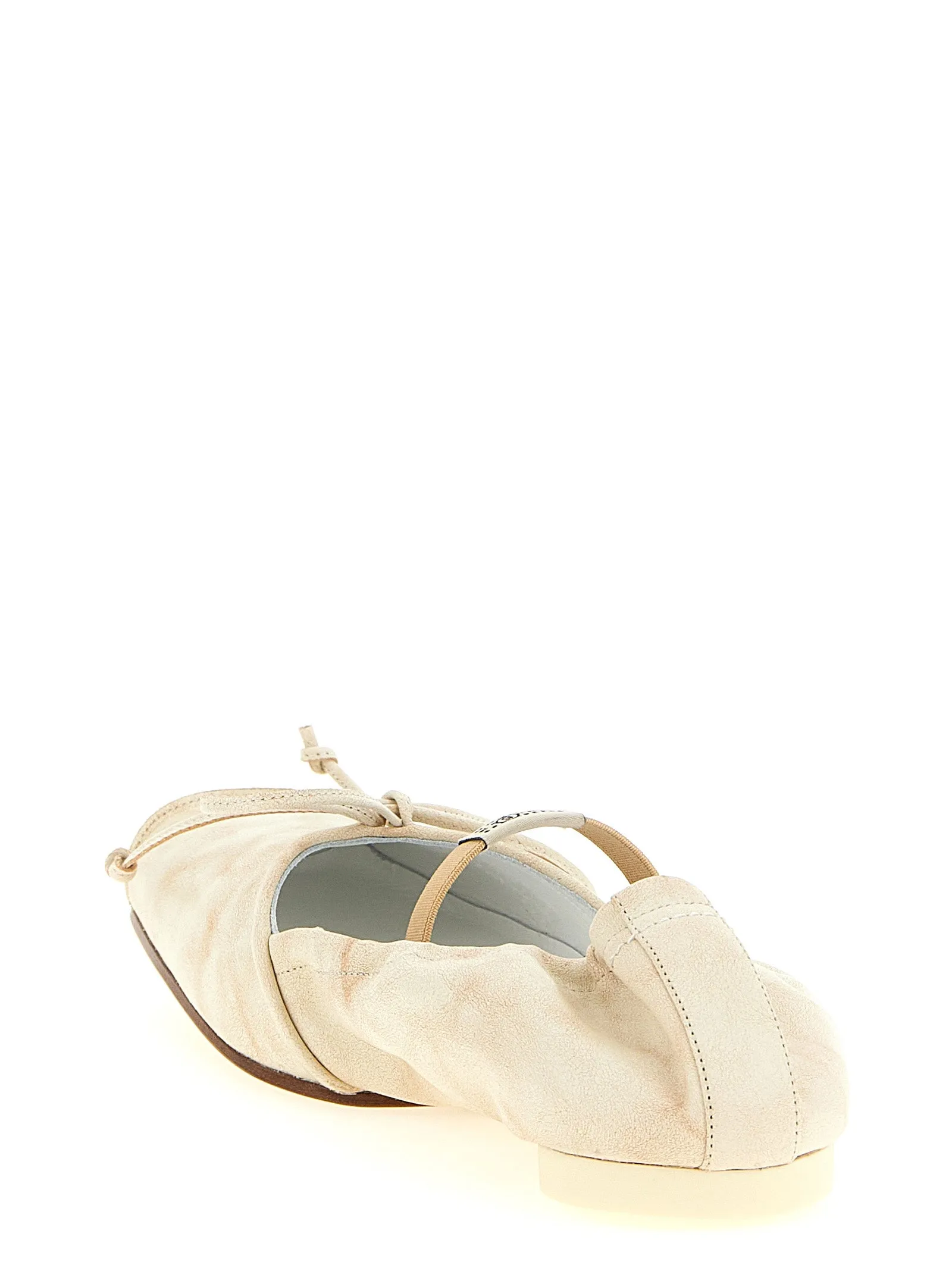 Square Toe Ballet Flats Flat Shoes Beige sold by Wanan Luxury product image thumbnail 3