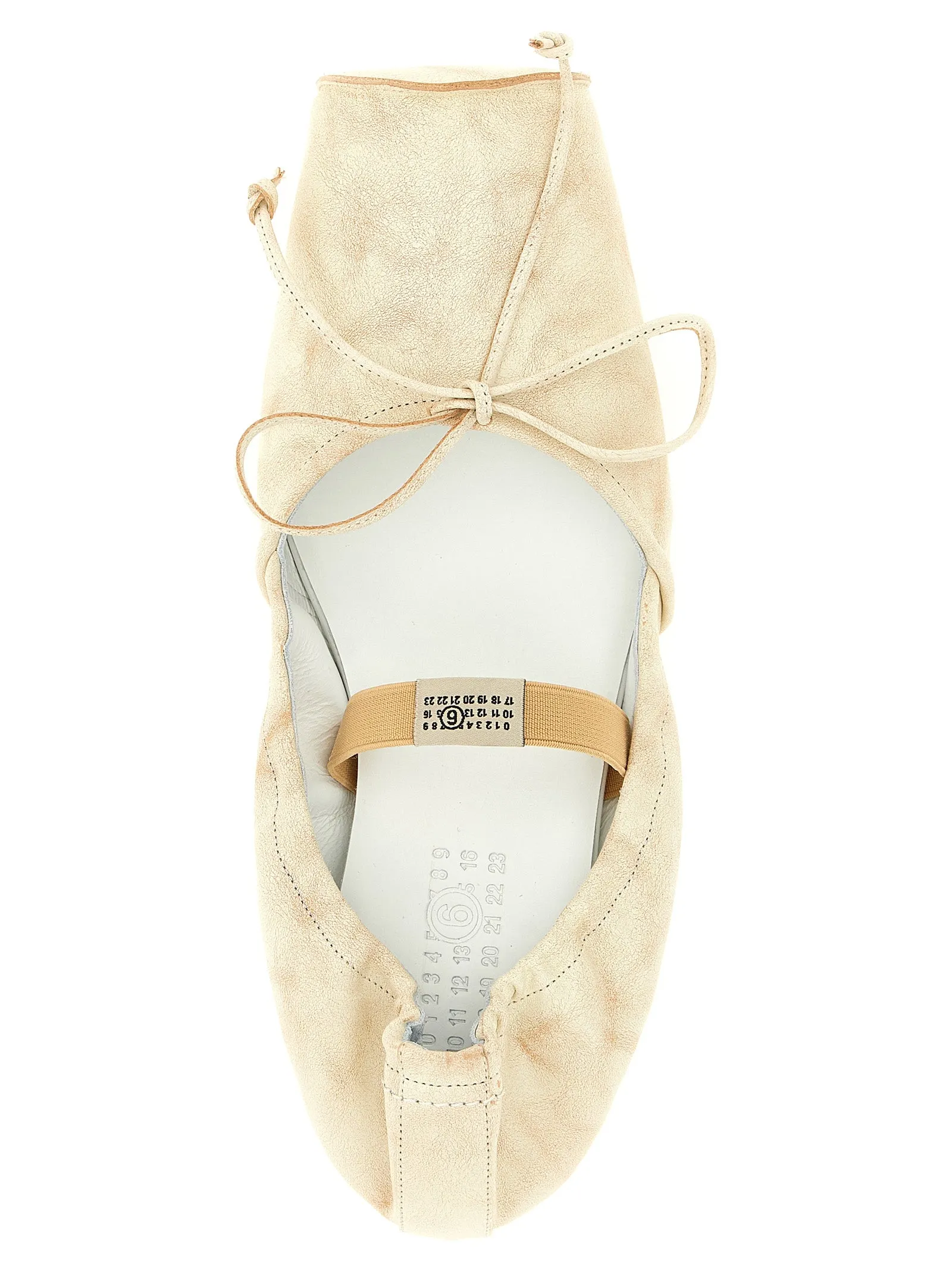 Square Toe Ballet Flats Flat Shoes Beige sold by Wanan Luxury product image thumbnail 4