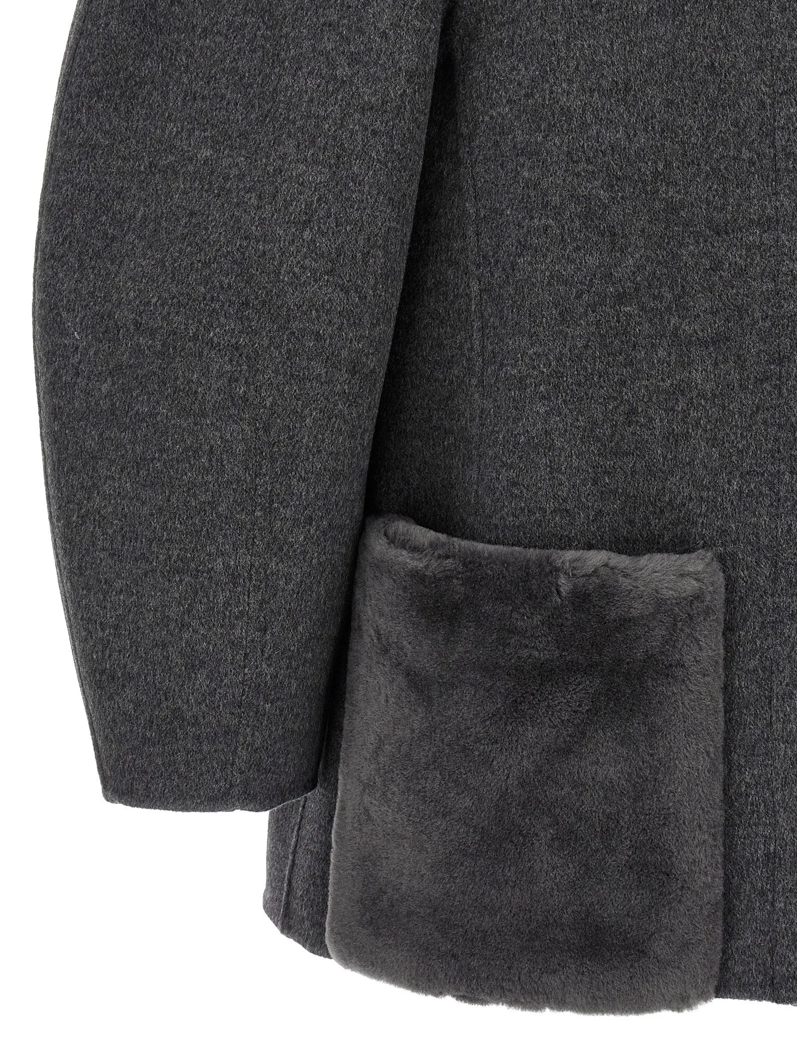 Blouson Cocoon Puffer Jackets Gray sold by Wanan Luxury product image thumbnail 4