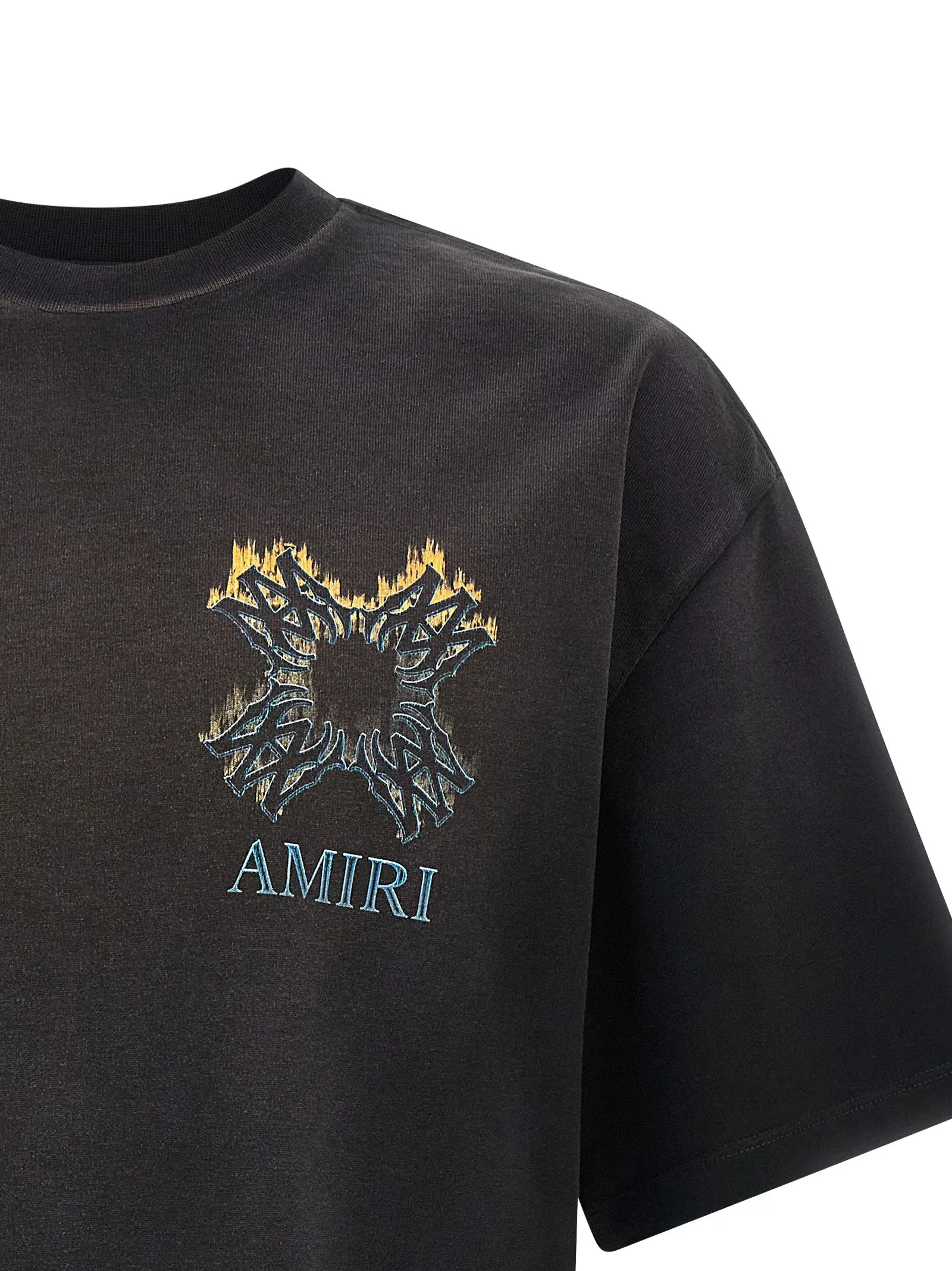 Ma Quad Flames T-Shirt Black sold by Wanan Luxury product image thumbnail 3