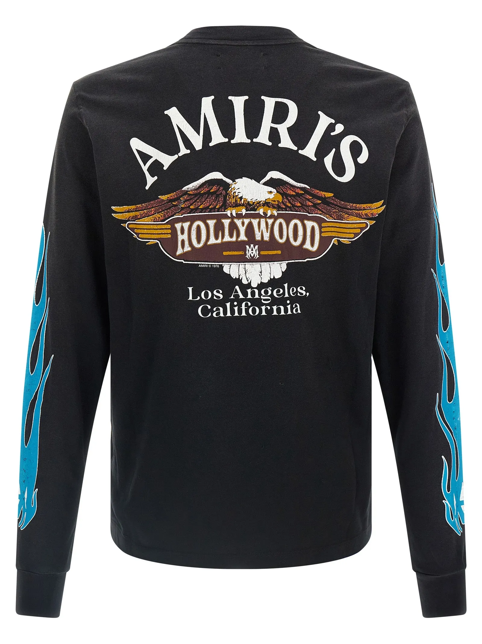 Amiri Eagle Flames T-Shirt Black sold by Wanan Luxury product image thumbnail 2