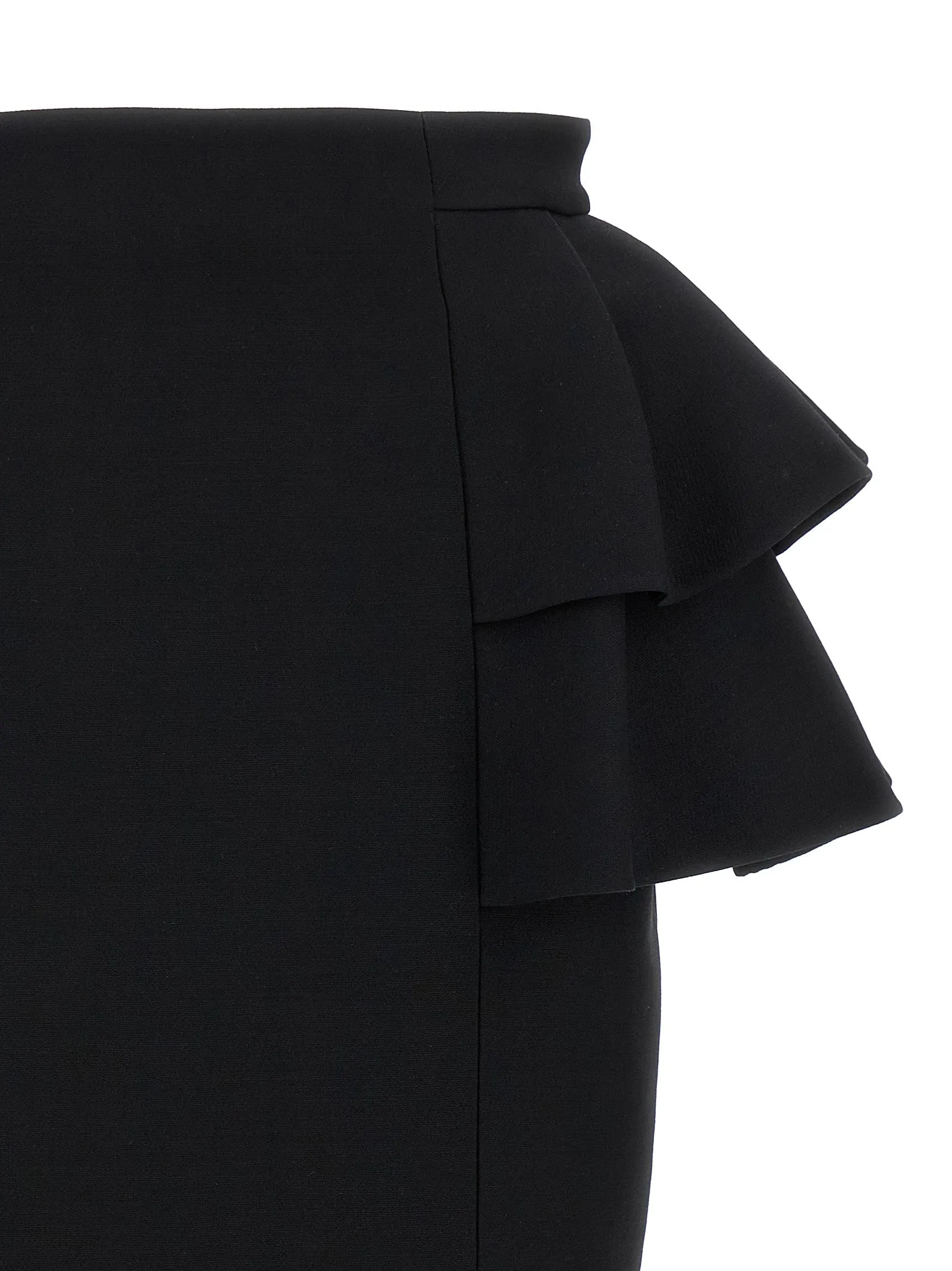 Valentino Garavani Crepe Couture Skirt Skirts Black sold by Wanan Luxury product image thumbnail 3