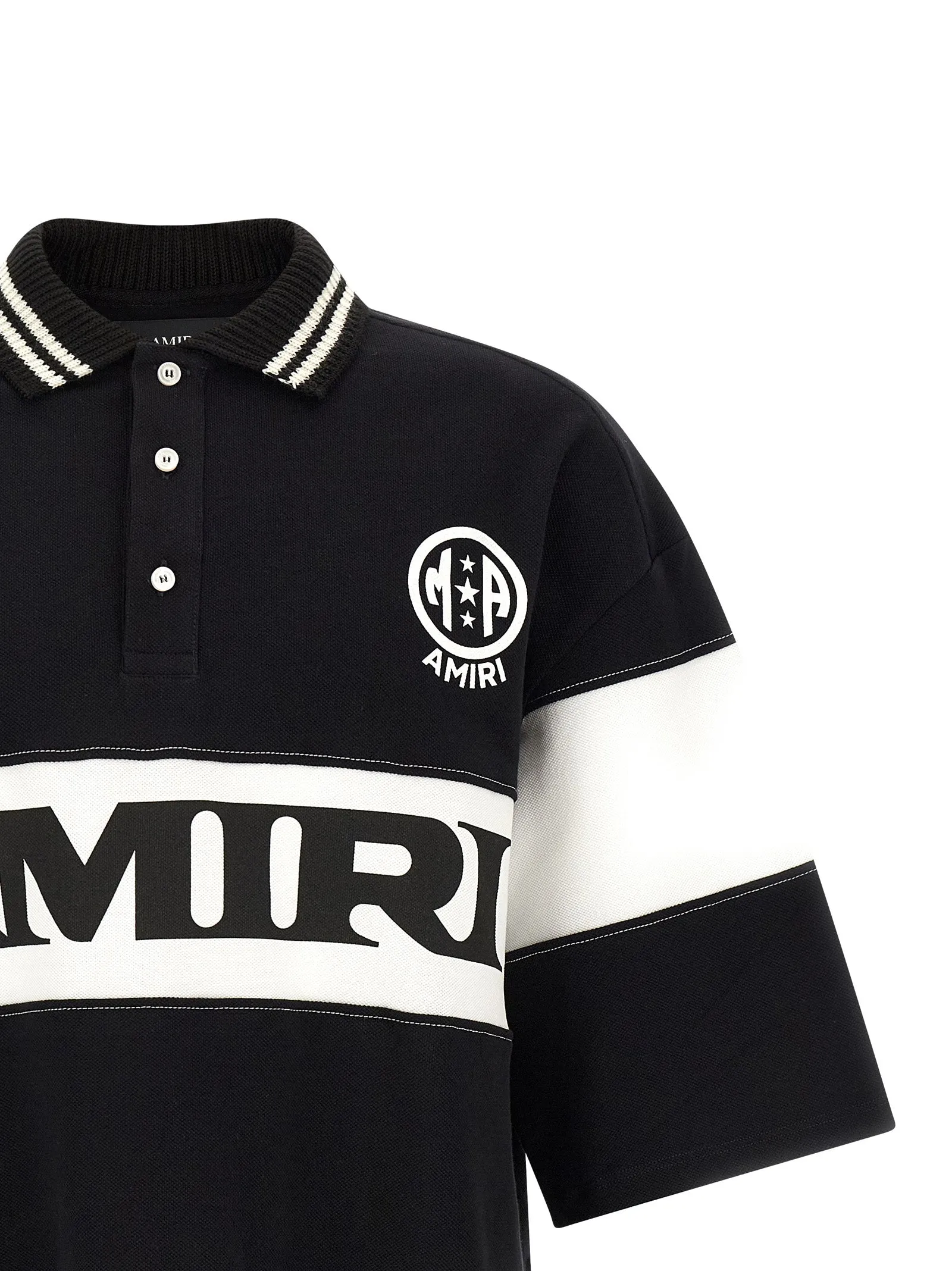 Amiri Sport Polo White/Black sold by Wanan Luxury product image thumbnail 3